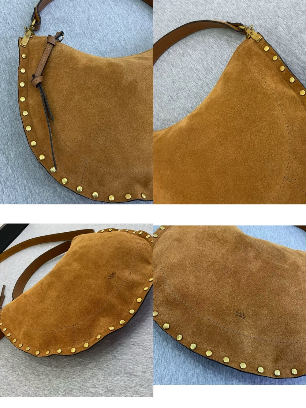 Isabel Marant OSKAN SOFT ZIP BAG
oskan soft zip bag in suede calfskin leather - Picture 6 of 16